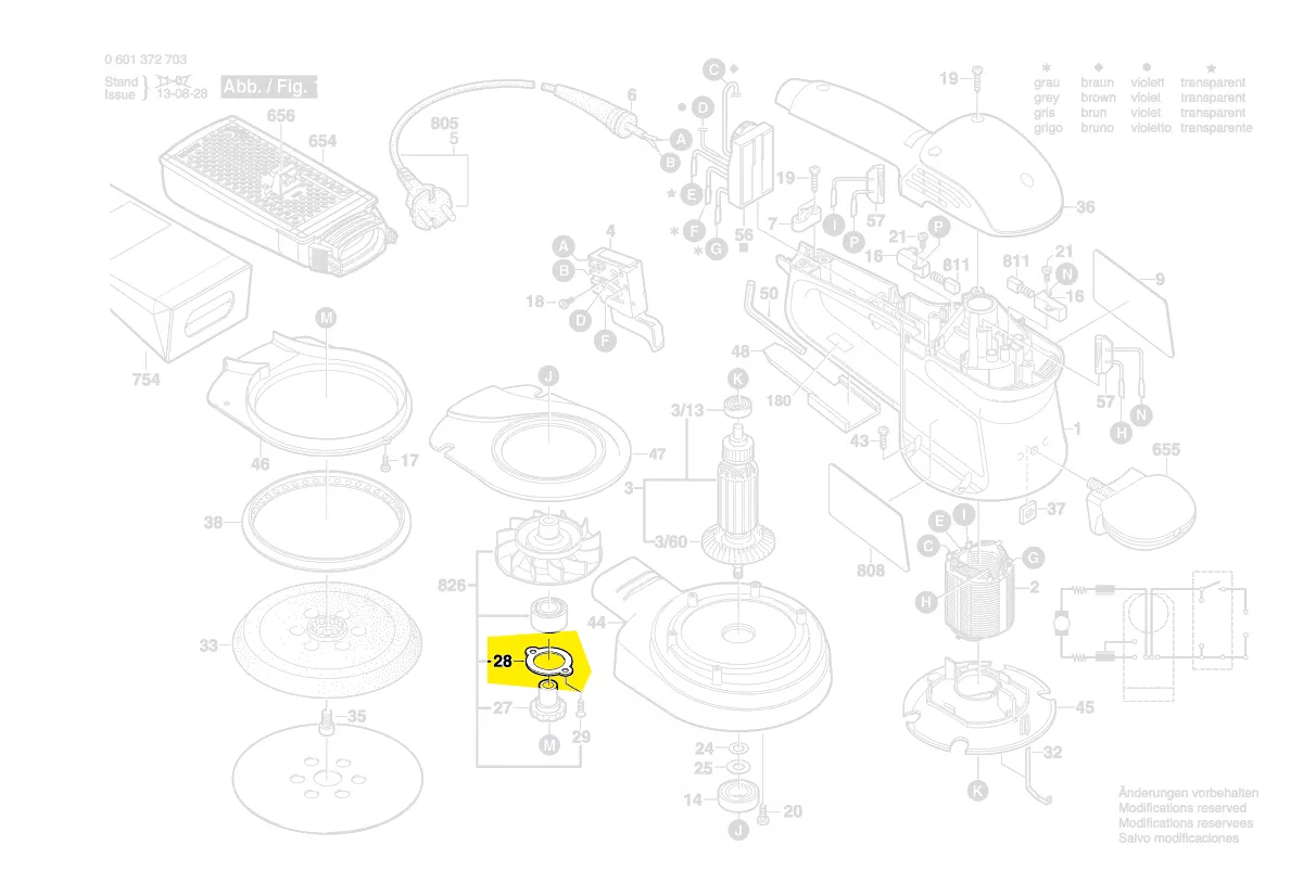 Tôle ventilateur réf. 2 600 190 060 BOSCH